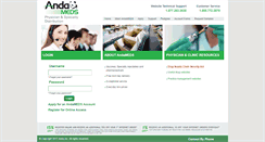 Desktop Screenshot of andameds.com